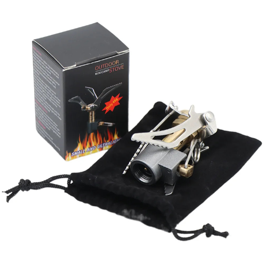 Ultralight Folding Mini Camping Stove | Portable Gas Burner