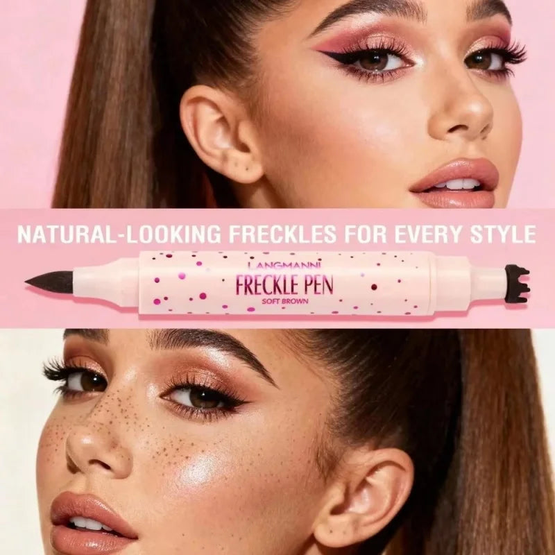 Handaiyan Fake Freckles Pen – Waterproof Double-Head Brown Dot