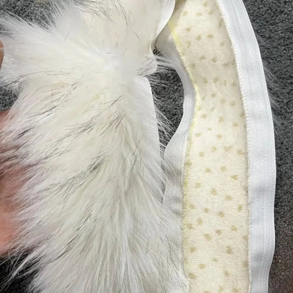 1M Faux Fur Trim Ribbon – Fluffy DIY Clothing Decoration