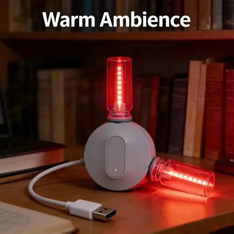 USB Mini LED Filament Atmosphere Light – Touch Dimmable Lamp