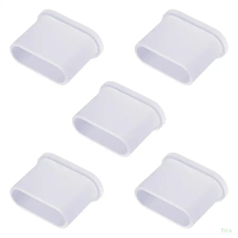 USB Type-C Dust Cover Caps – Silicone Port Protectors 5/10 Pack