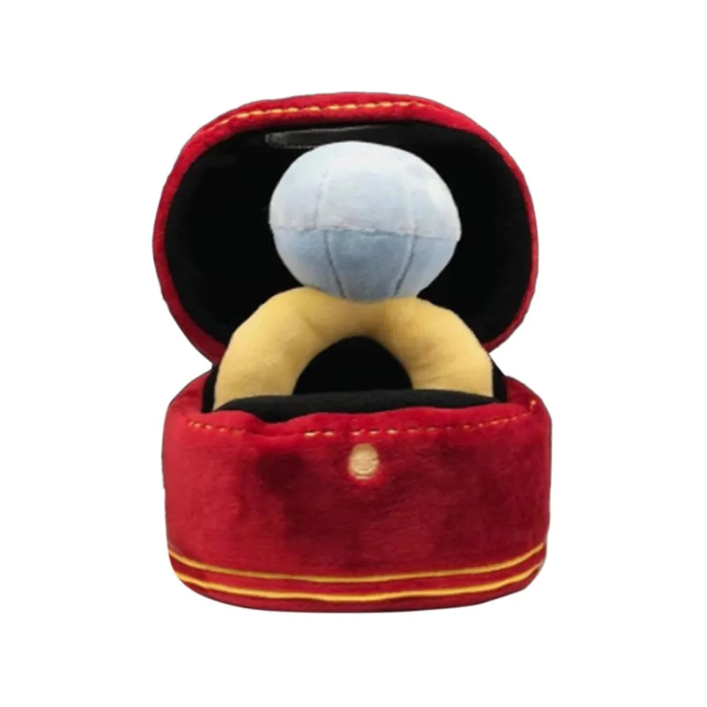 Ring Box Squeaky Plush Toy for Cats & Dogs | Soft Pet Toy