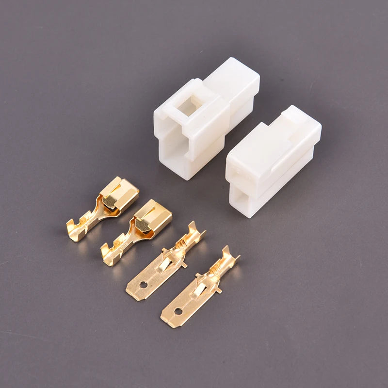 T-Type 2-Pin DC Power Connector Plug for Vehicular Walkie Talkie
