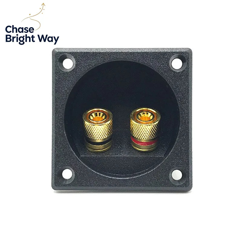 Round Spring Cup Speaker Terminal Connector – Subwoofer Plug