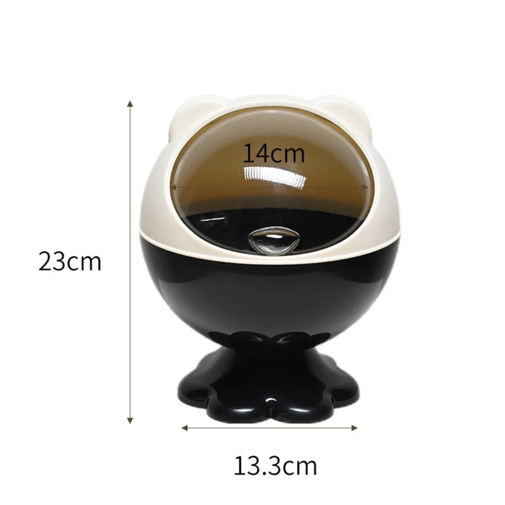 Spherical Hair Accessories Storage Box with Dustproof Lid