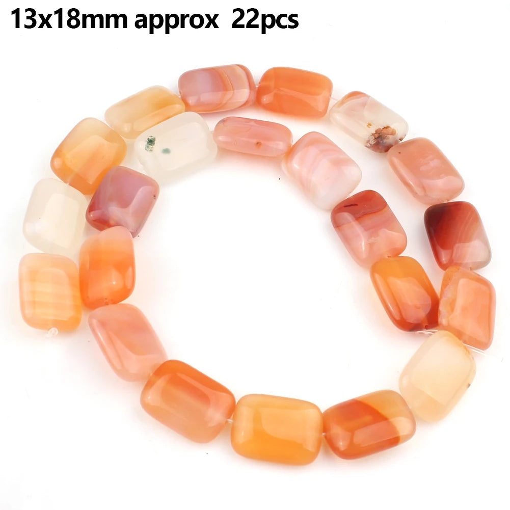 Red Agate Carnelian Loose Stone Beads 8mm – DIY Jewelry