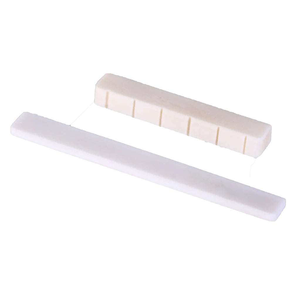Classical Guitar Bone Bridge & Nut Set – 6 String Replacement