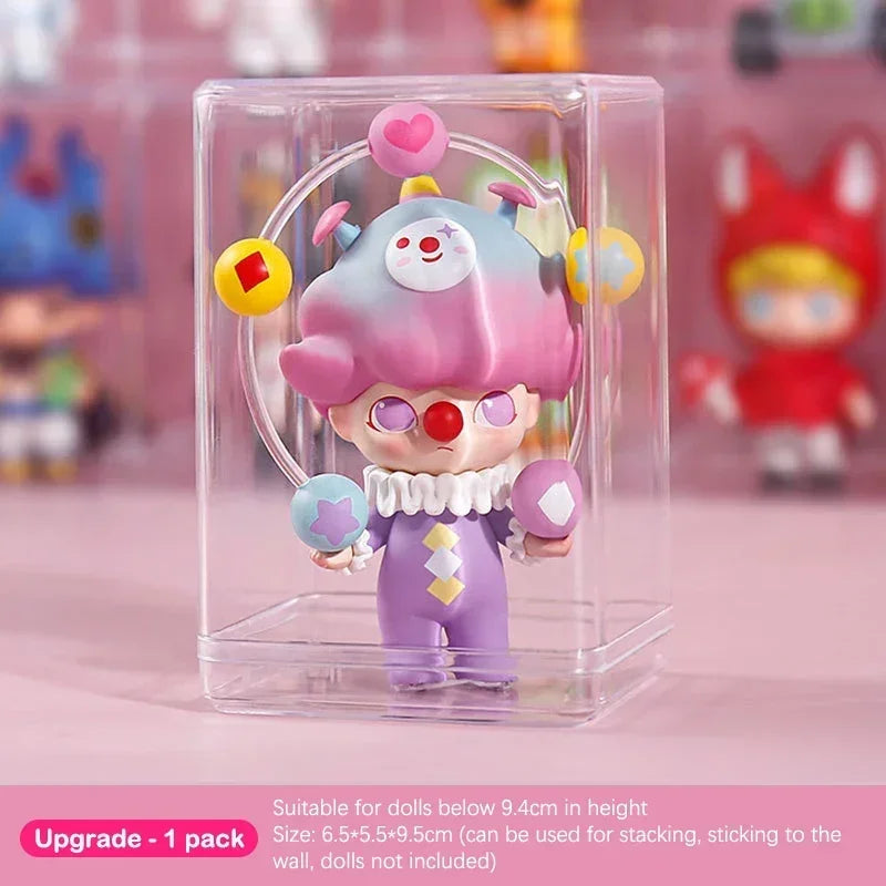 Transparent Display Case – Dustproof Blind Box Collectible Stand