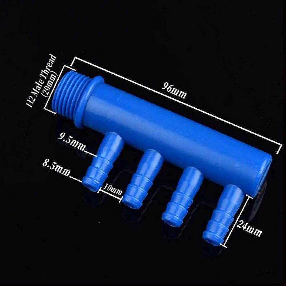 Y-Type Plastic Hose Splitter Manifold – 3-Way & 4-Way 9mm