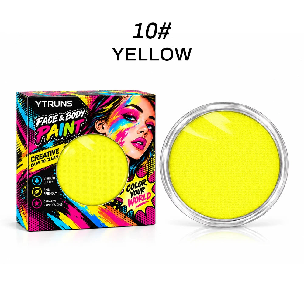 YTRUNS Water-Soluble Face & Body Paint Palette | Makeup
