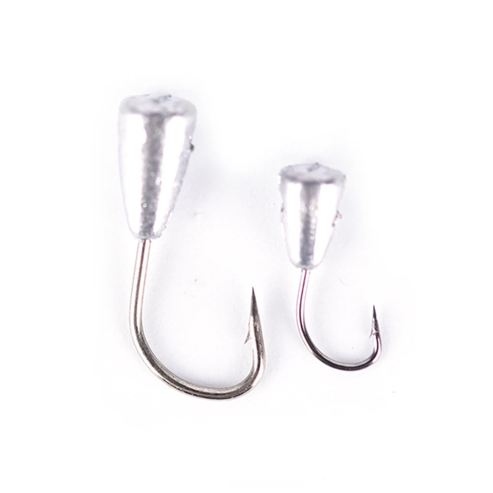 10-Pack Barbed Jig Head Stand Hooks – Sizes 2# to 9#