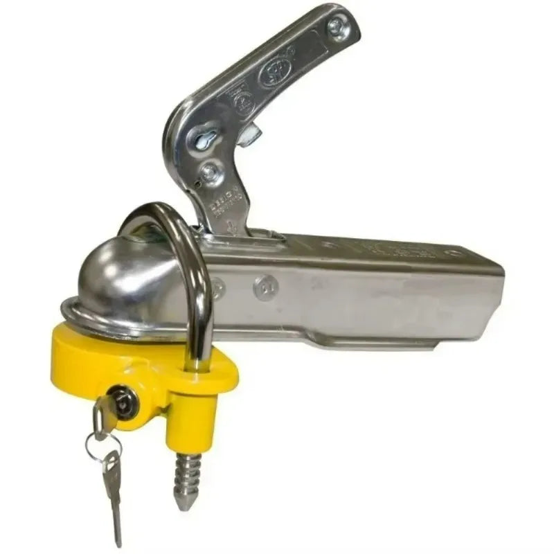 U-Shape Trailer Coupler Lock – Heavy-Duty Hitch Security + 2 Keys
