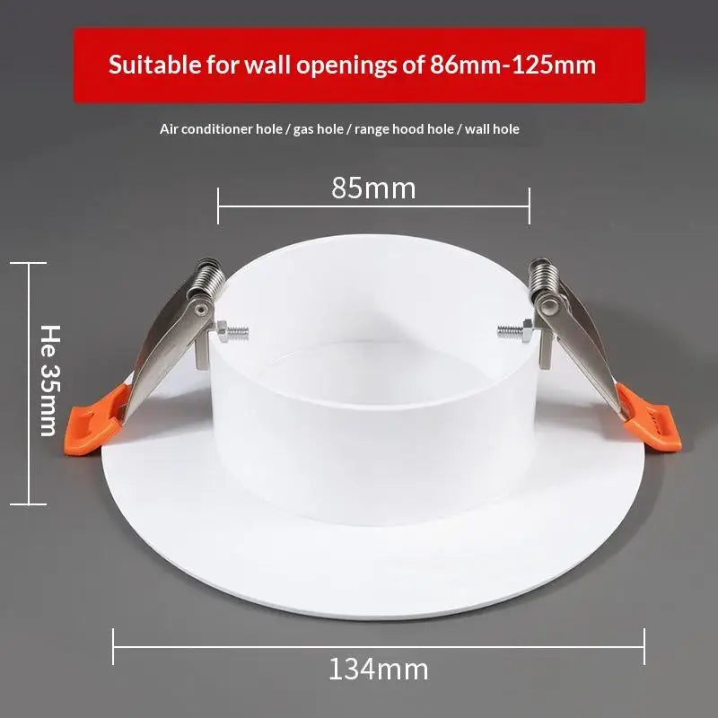Wall Pipe Cover Plate – AC Hole Flange Seal 50–220mm