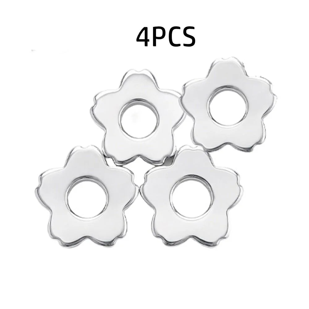 Stainless Steel Matcha Sifter Beads – Flower Shape 3–4 Pc Set
