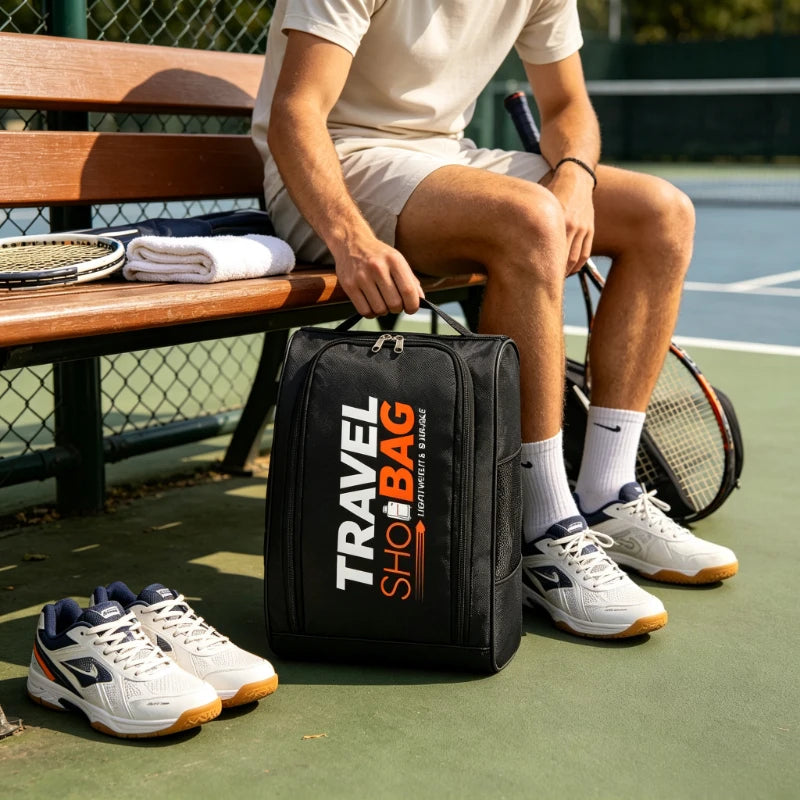 Zippered Travel Shoe Bags – High-Capacity Handheld Storage