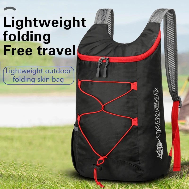 Lightweight Waterproof Folding Backpack – Camping & Travel Bag