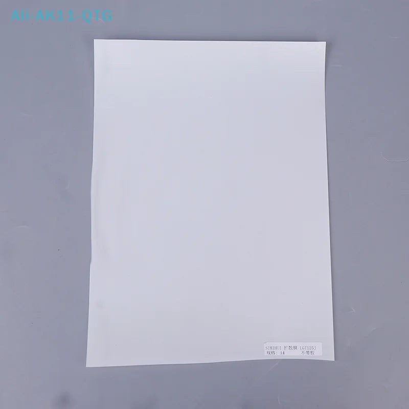 LED Light Diffusion Film 0.125mm PET Sheet for LCD & Light Boxes