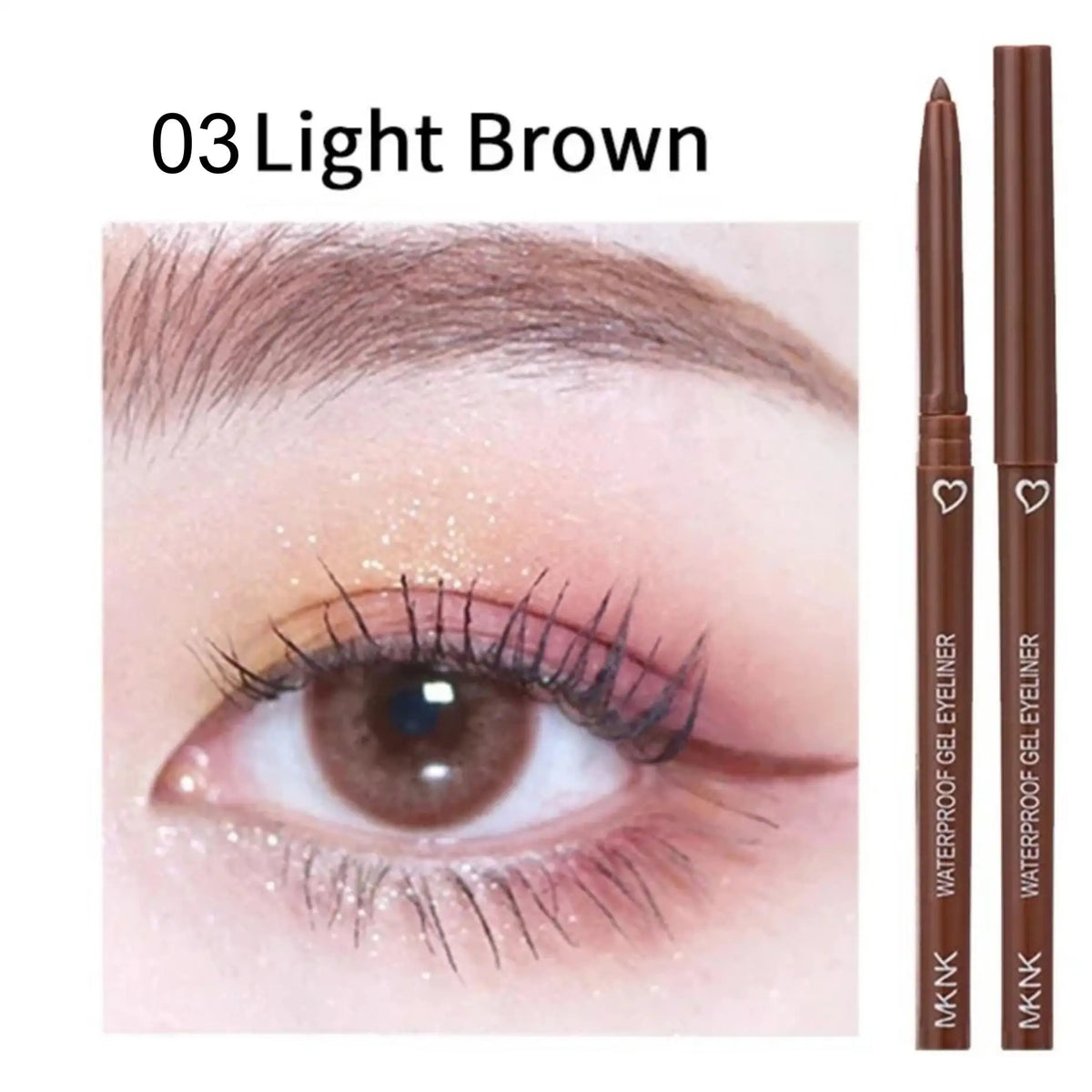 Waterproof Eyeliner Pencil – Brown, Black & Blue Long-Lasting
