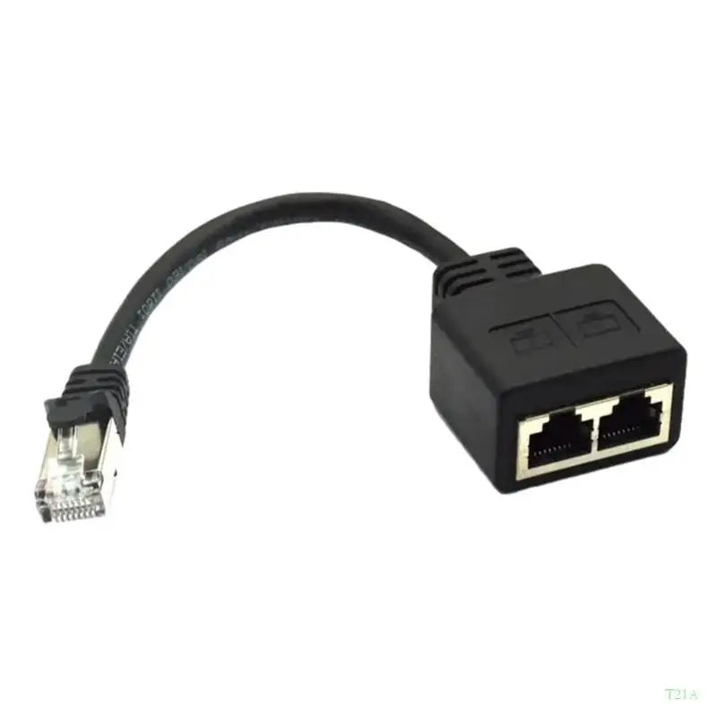 RJ45 Splitter Cable – 1 Male to 2 Female Ethernet Adapter