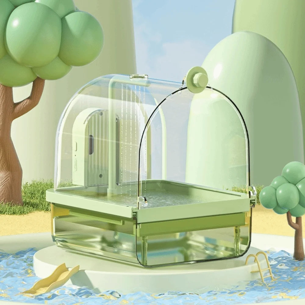 Clear Bird Bathtub – Auto Water Circulation & Filter