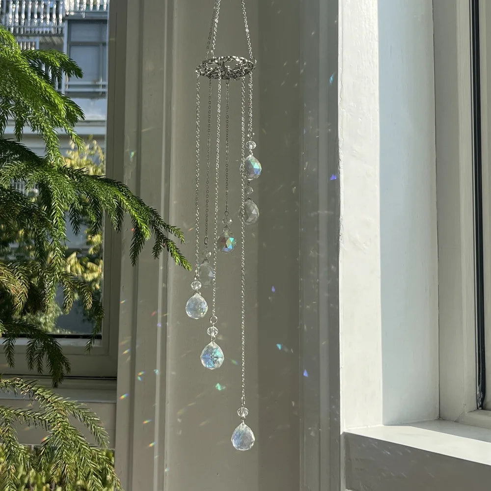 AB Crystal Sun Catcher Rainbow Maker – Tree of Life Pendant