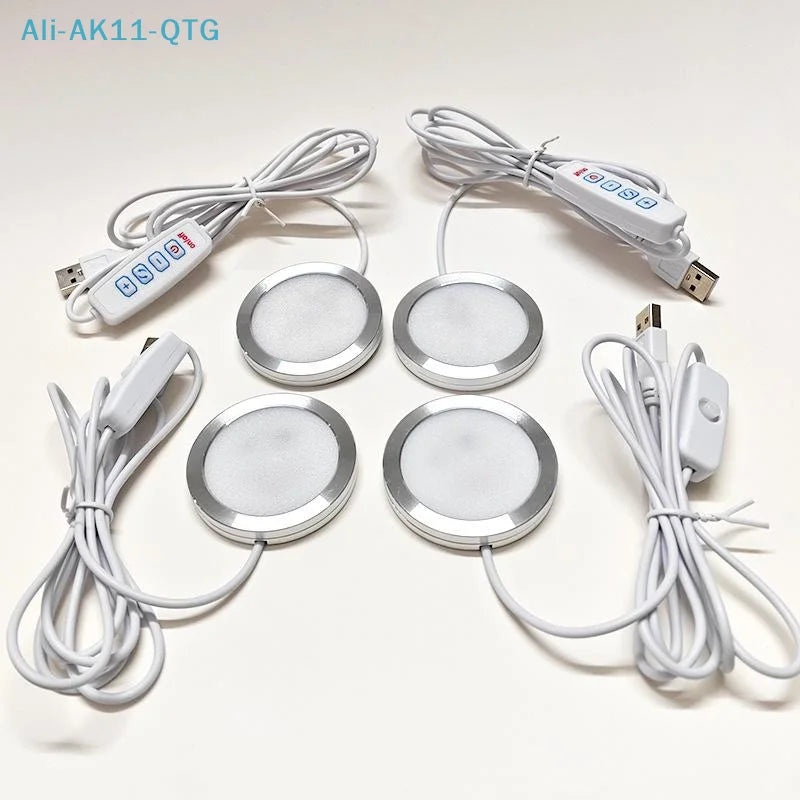 USB Circular Ultra-Thin Aluminum LED Lamp 5V – DIY & 3D Printer