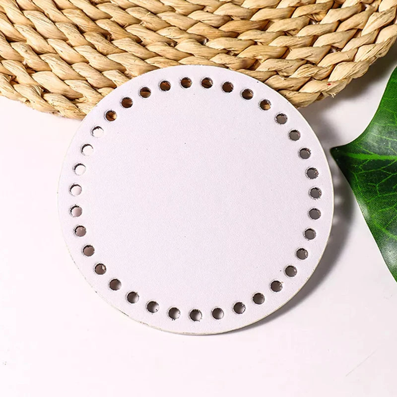 Round PU Leather Bag Bottom – DIY Crochet & Knitted Bags