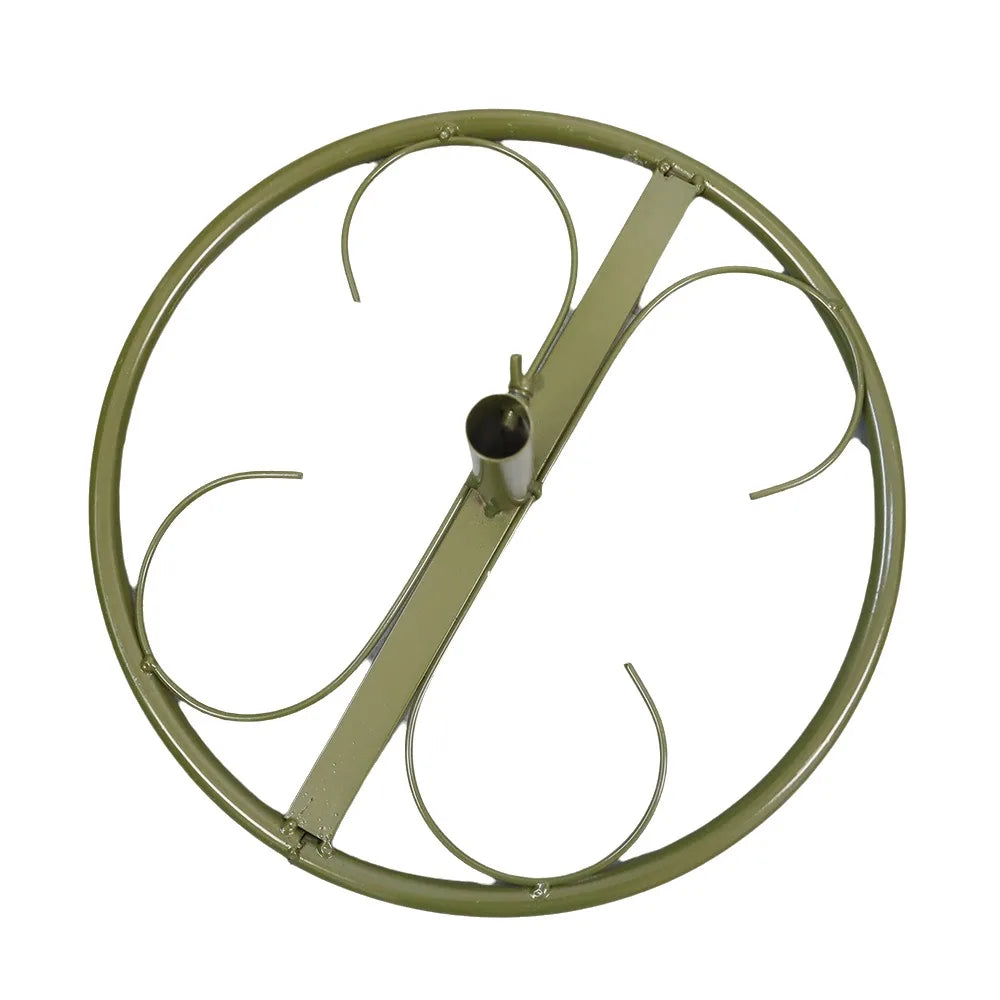Iron Flower Pole Display Stand – Giant Floor Standing Metal Base