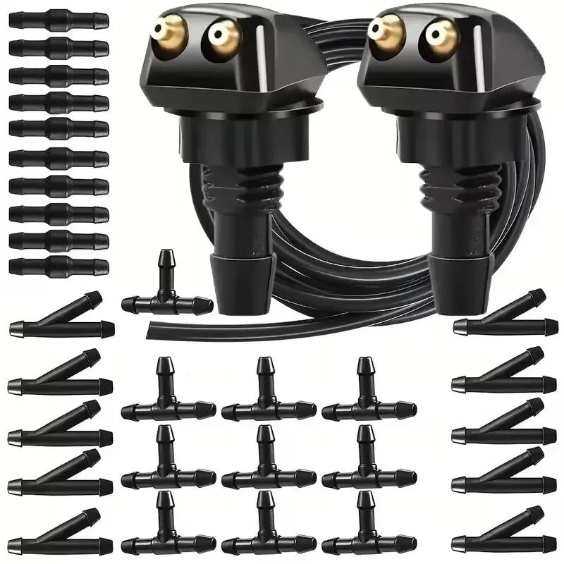 Universal Windshield Washer Hose & Spray Nozzle Kit