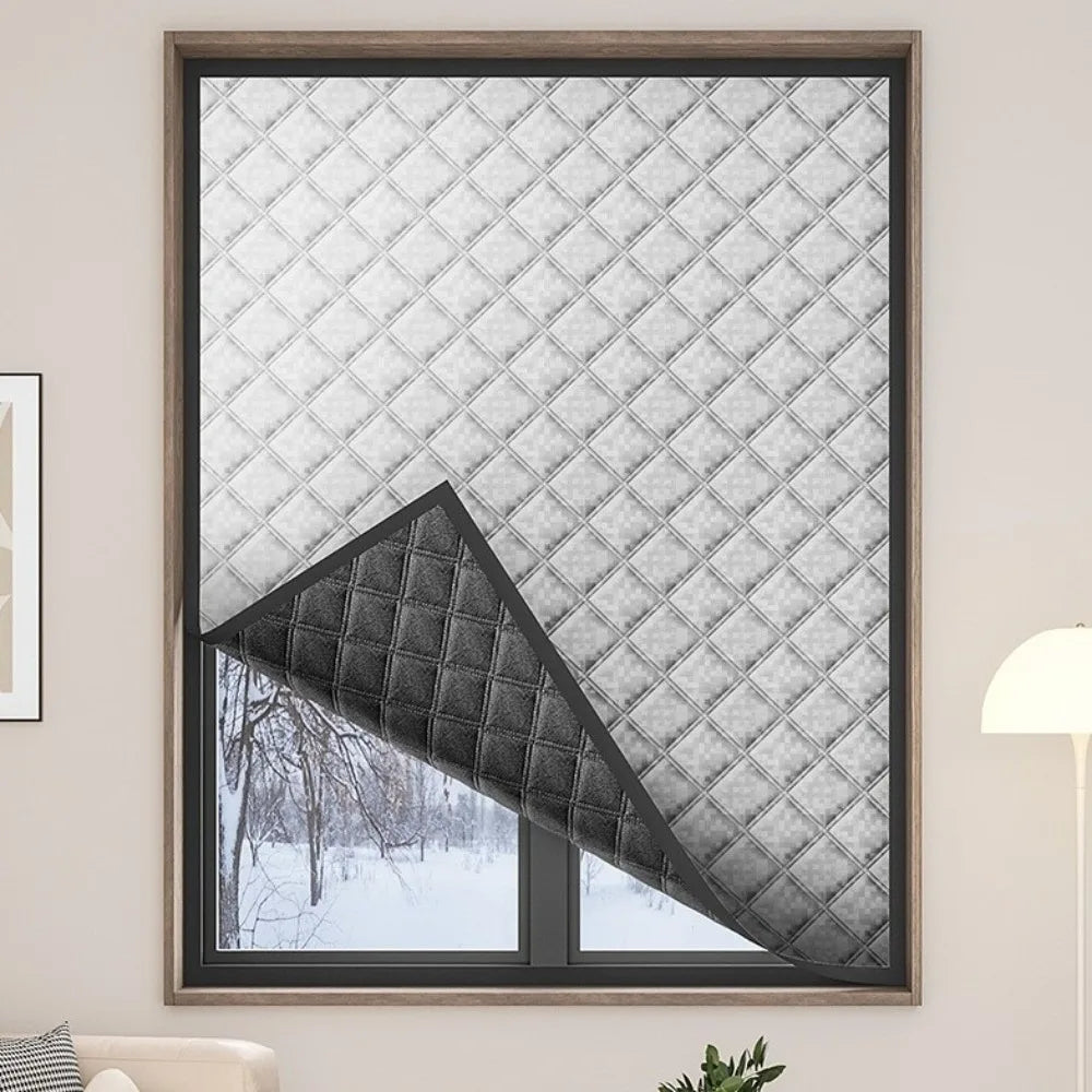Thermal Insulated Blackout Curtains – Windproof Winter Panel