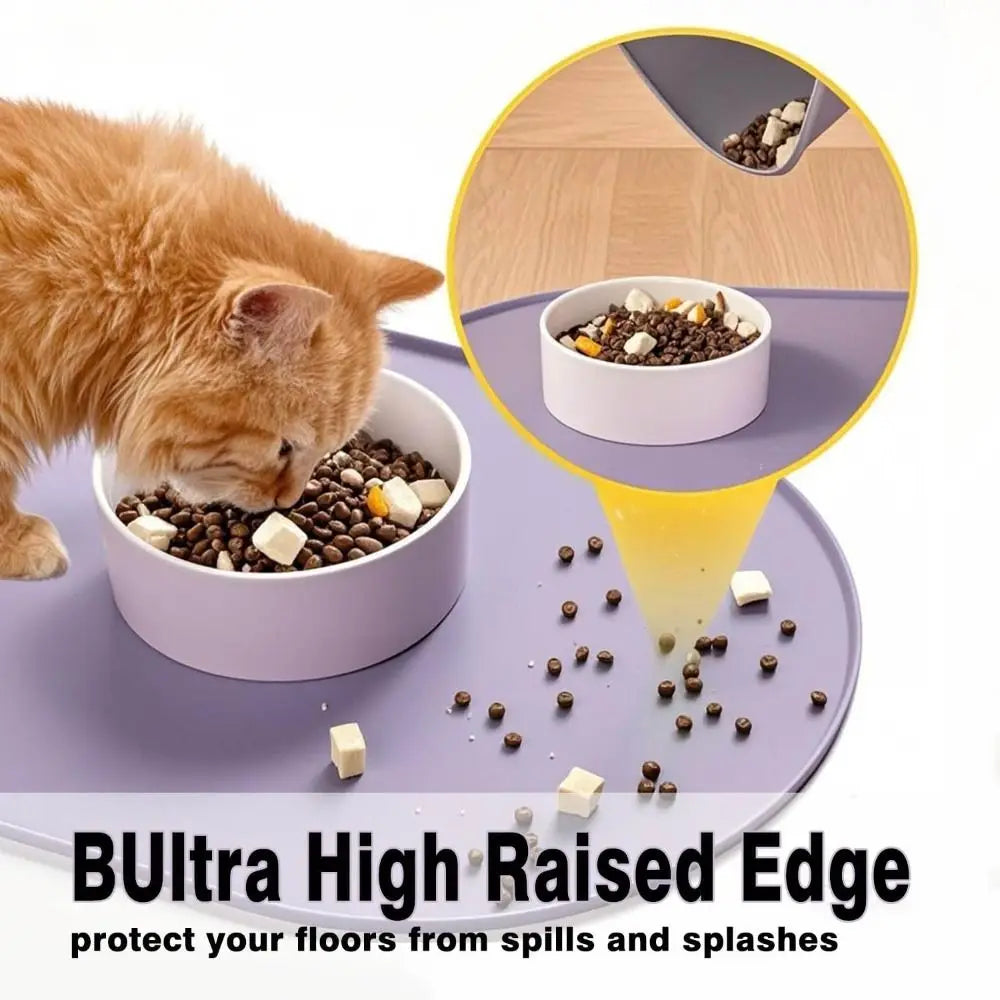 Silicone Pet Food Mat – BPA-Free, Non-Slip & Waterproof