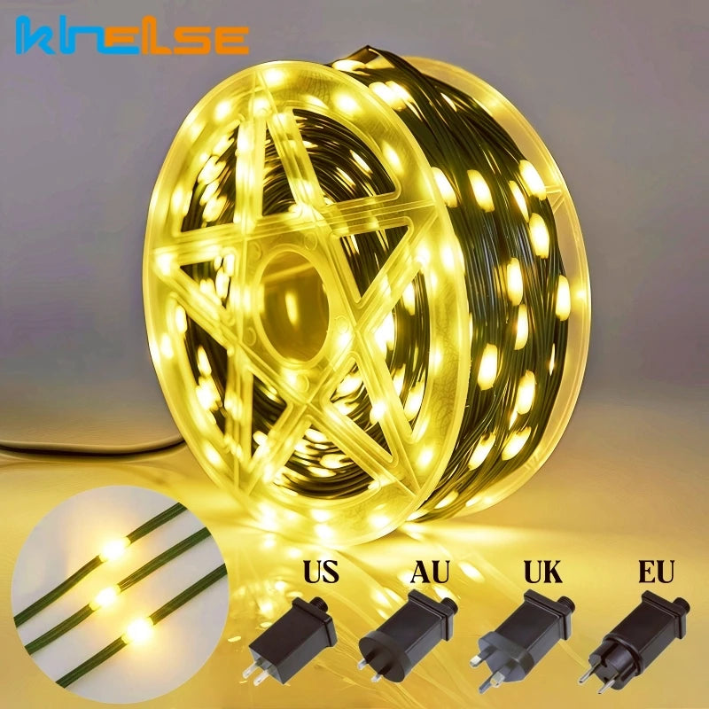 24V LED Fairy String Lights 10m–100m | Outdoor Christmas Garland
