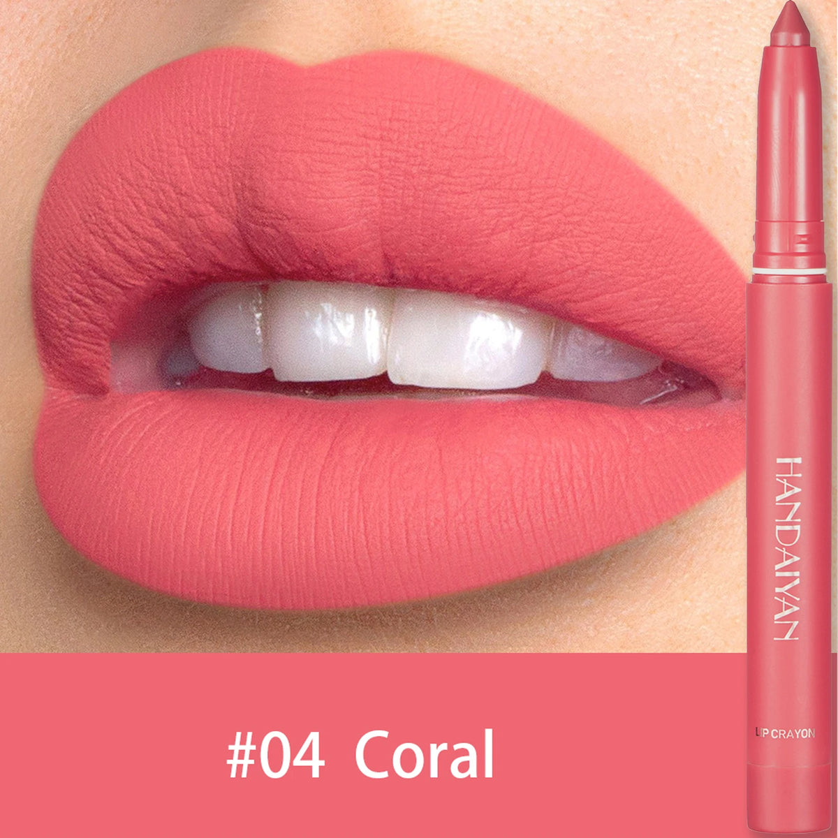Waterproof Matte Lip Liner Pencil – 12 Shades | Long-Lasting