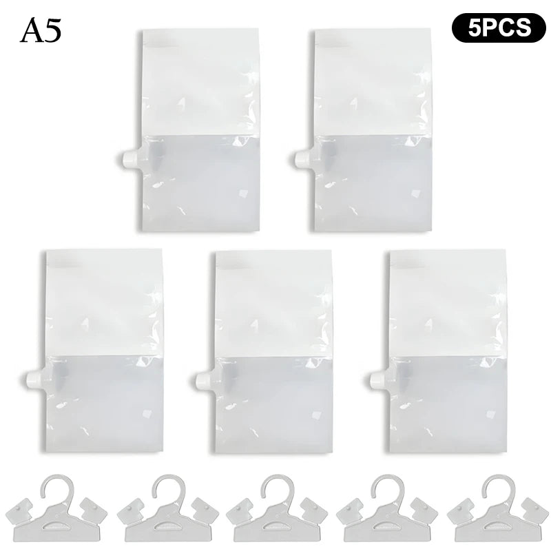 Reusable Hanging Moisture Absorber Bags | Dehumidifier Bags