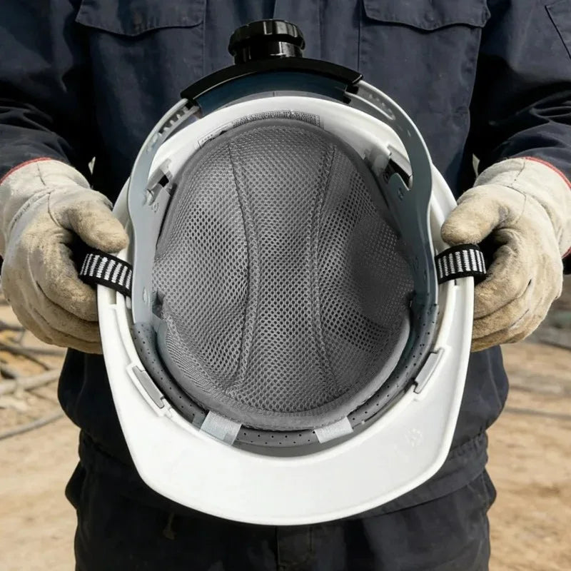 Breathable Mesh Helmet Insert Liner – Sweat-Absorbing Hard Hat Pad