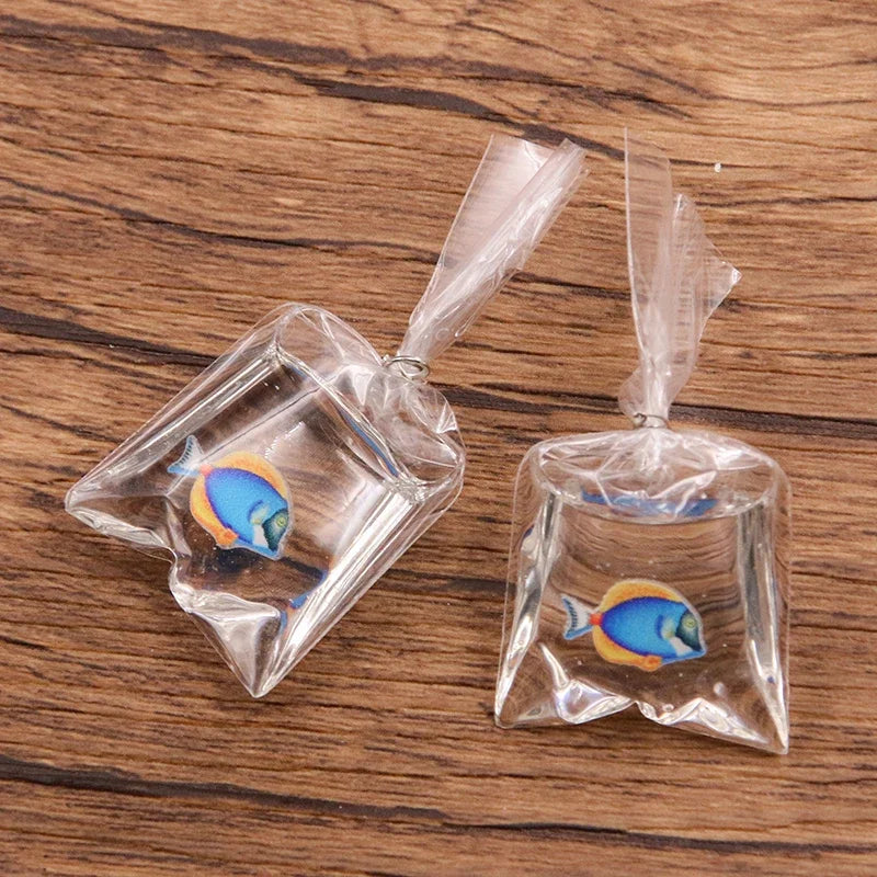 Transparent Resin Clownfish Charms – 8 Colors DIY Jewelry