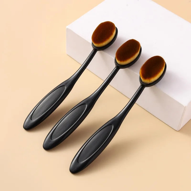 Large Toothbrush Shape Foundation Brush – Wool Fiber Makeup