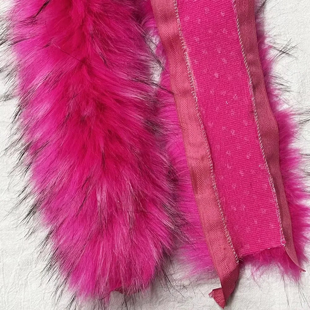 1M Faux Fur Trim Ribbon – Fluffy DIY Clothing Decoration