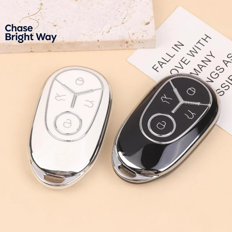 TPU Car Key Cover Set – Scratch-Free Protective Fob Case