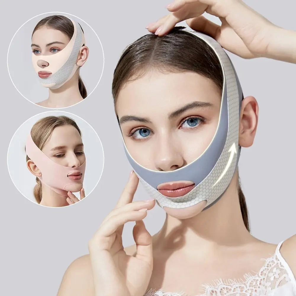 V-Line Face Sculpting Sleep Mask – Adjustable Chin Lifting Strap
