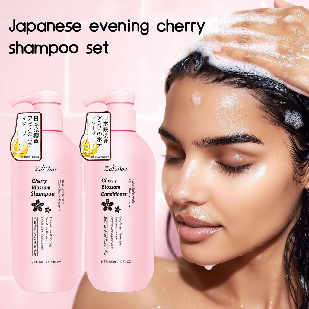 ZaiDoc Cherry Blossom Amino Acid Shampoo & Conditioner Set 300ml