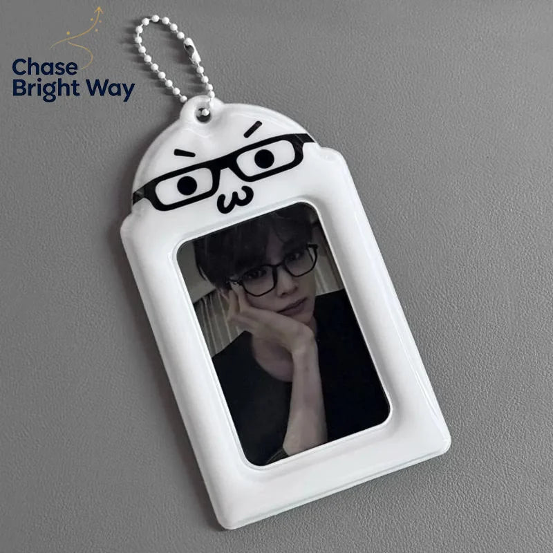Kpop Photocard Holder with Lanyard – Anti-Scratch PVC Sleeve