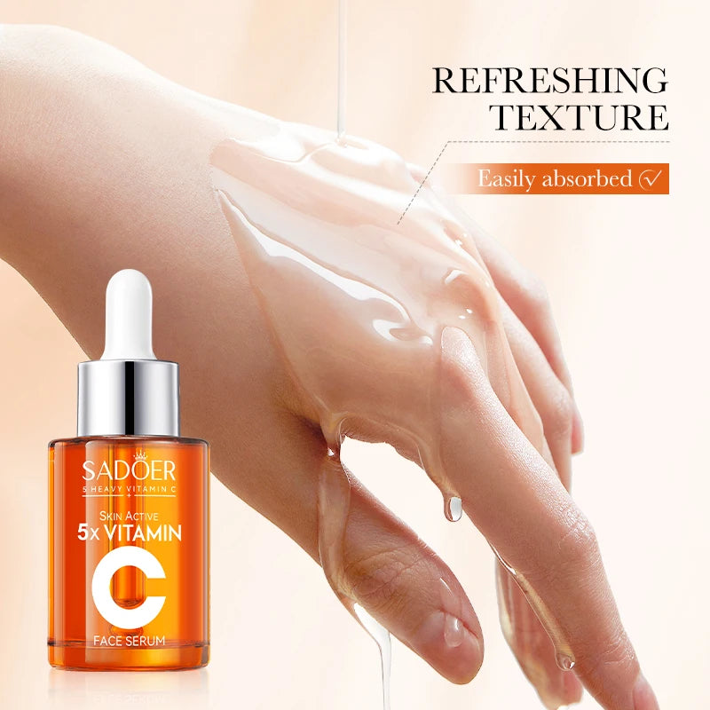 SADOER Vitamin C Face Serum – Brightening & Moisturizing