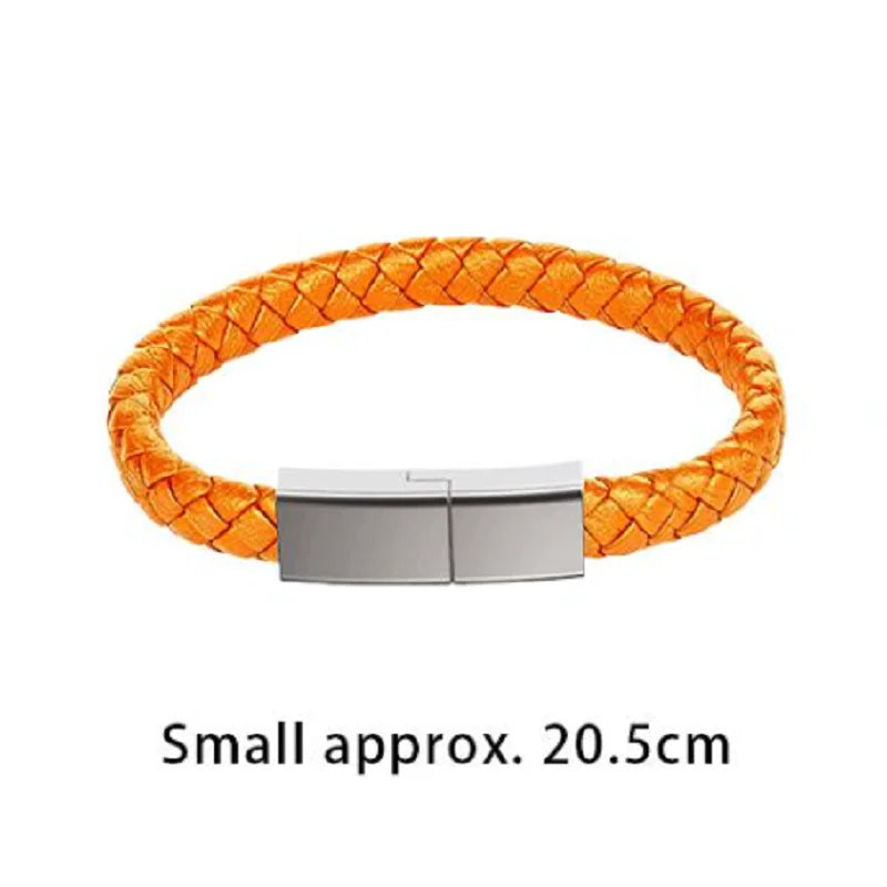 USB-C Bracelet Charging Cable – 240W Fast Charge Wearable Cord