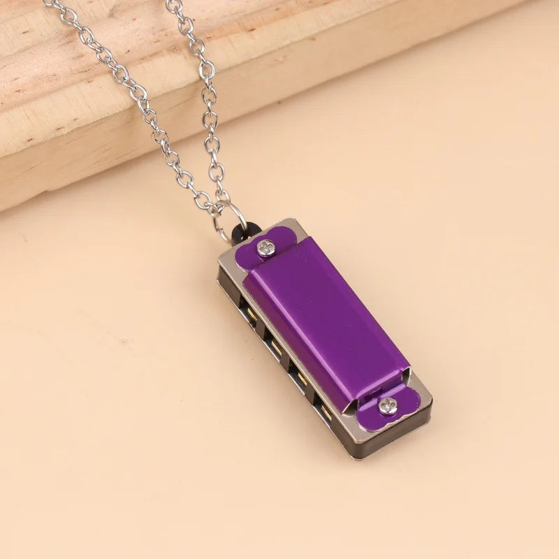 Mini Necklace Harmonica – 4-Hole 8-Tone Kids Music Gift