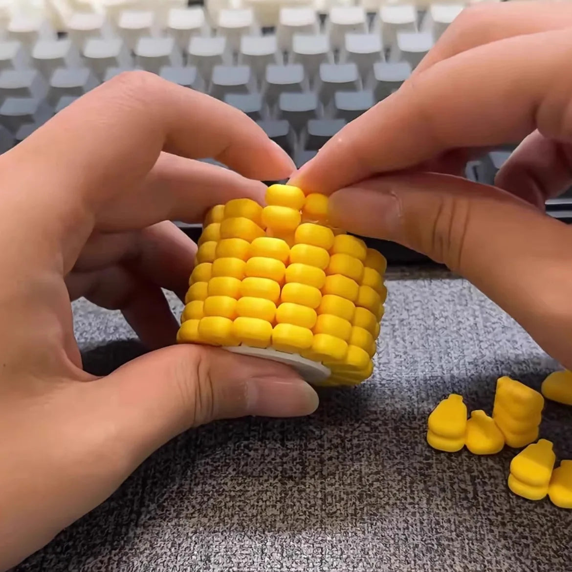 3D Printed Corn Tetris Jigsaw Puzzle – Brain Teaser Magic Cube