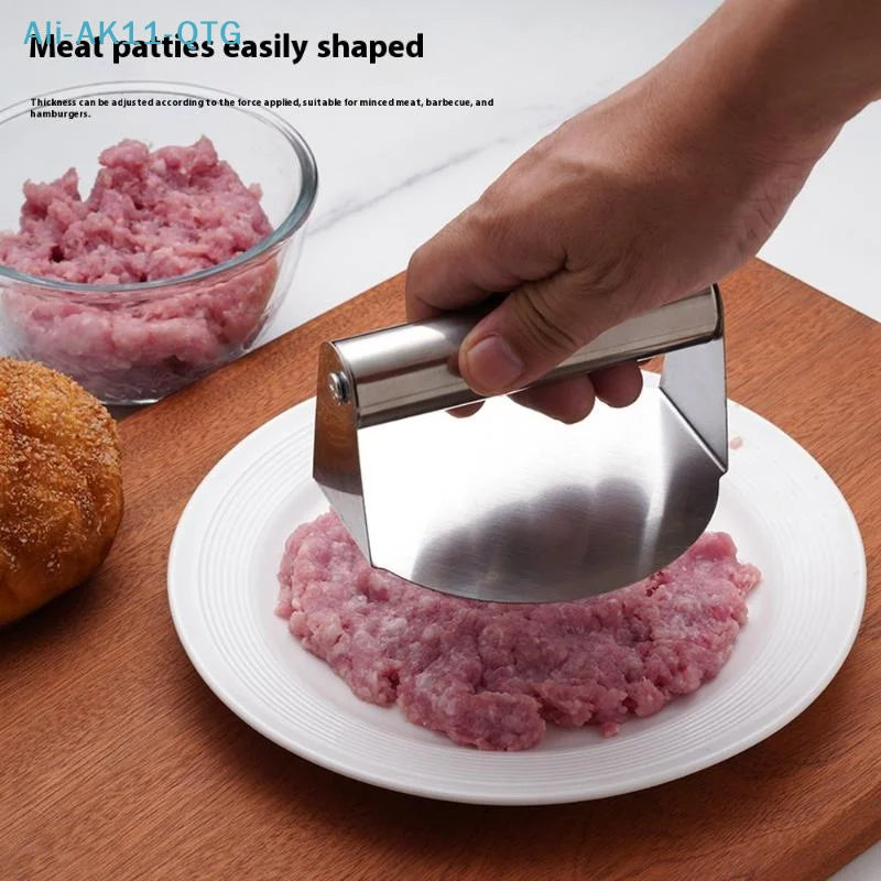 Stainless Steel Smash Burger Press | Circular Patty Mold