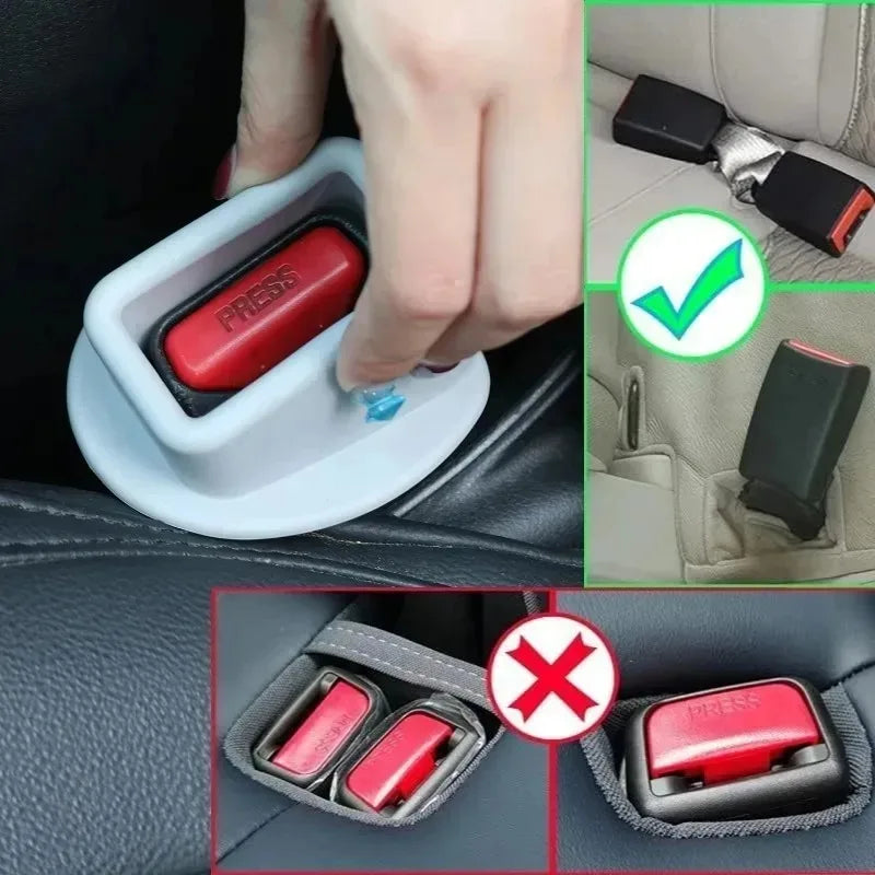 Silicone Seat Belt Buckle Cover – Universal Scratch Protection