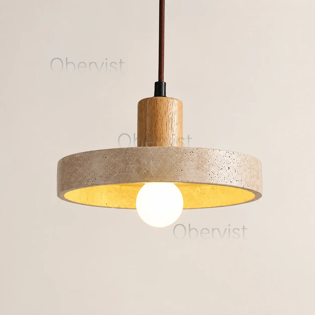Wabi Sabi Natural Stone Pendant Light E27 – Dining & Kitchen