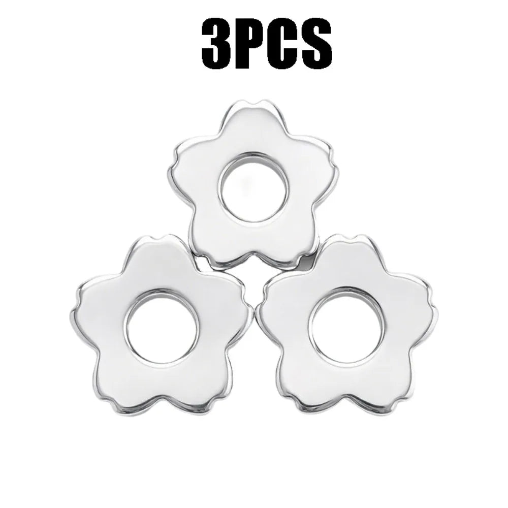 Stainless Steel Matcha Sifter Beads – Flower Shape 3–4 Pc Set